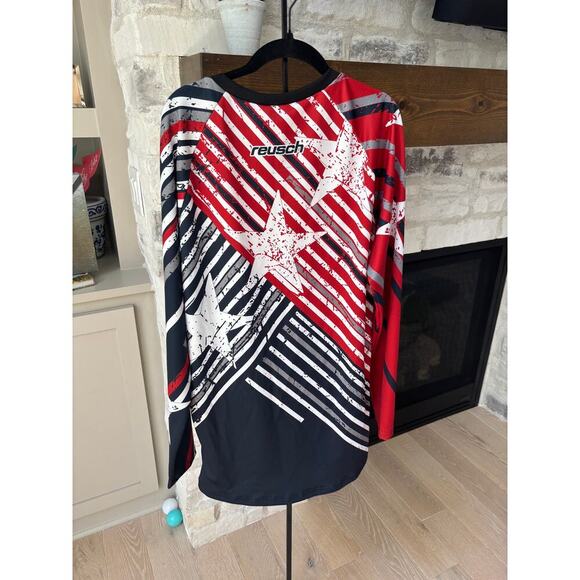 Reusch Men's Red Patriot II PROfit Long Sleeve GK Jersey Size XL - Picture 4 of 6